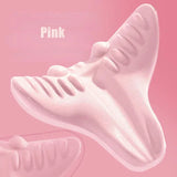 Neck Pillow Massager Neck Shoulder Stretcher Massager Relaxer Cervical Chiropractic Traction Device Pillow for Pain Relief