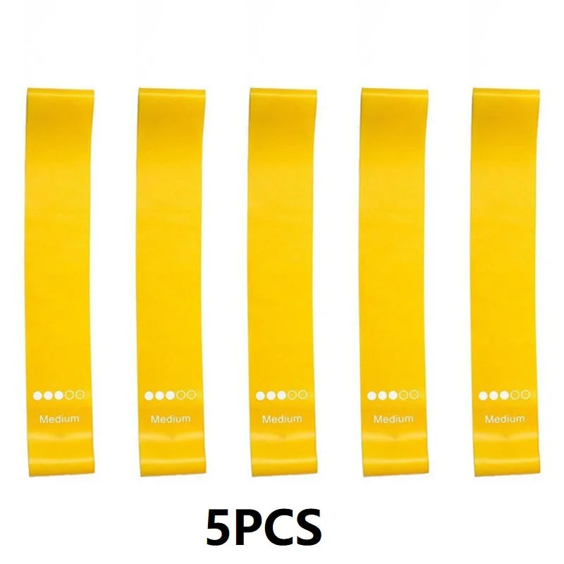 5PCS Fitness Resistance Rubber Bands Elastic Pull-up Bands for Training Pulling Up Exercise Leagues LLD04