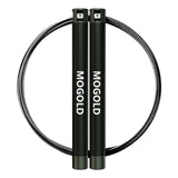 MOGOLD Ultra-durable Wire Jump Rope | Non-slip Handles with Comfortable Grip, Professional Fitness