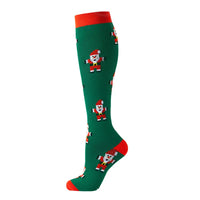 Compression Socks Sports Jump Rope Yoga Elastic Pressure Calf Stockings Socks Varicose Veins Compress Halloween Christmas New