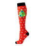 Compression Socks Sports Jump Rope Yoga Elastic Pressure Calf Stockings Socks Varicose Veins Compress Halloween Christmas New
