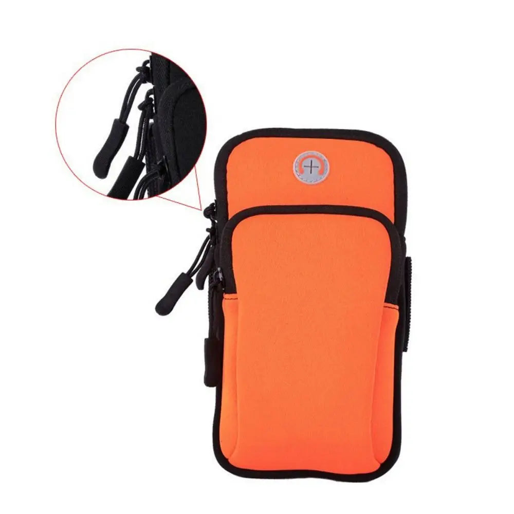 Portable Waterproof For Phone Money Keys Running Accessories Sports Armband Phone Case With Headset Hole Arm Bags