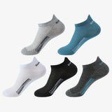 5 Pairs of Ultra Comfy Unisex Crew Socks Breathable Sweat-Absorbing Anti-Odor Elastic Men Sock Fashion High Quality Sports Sox
