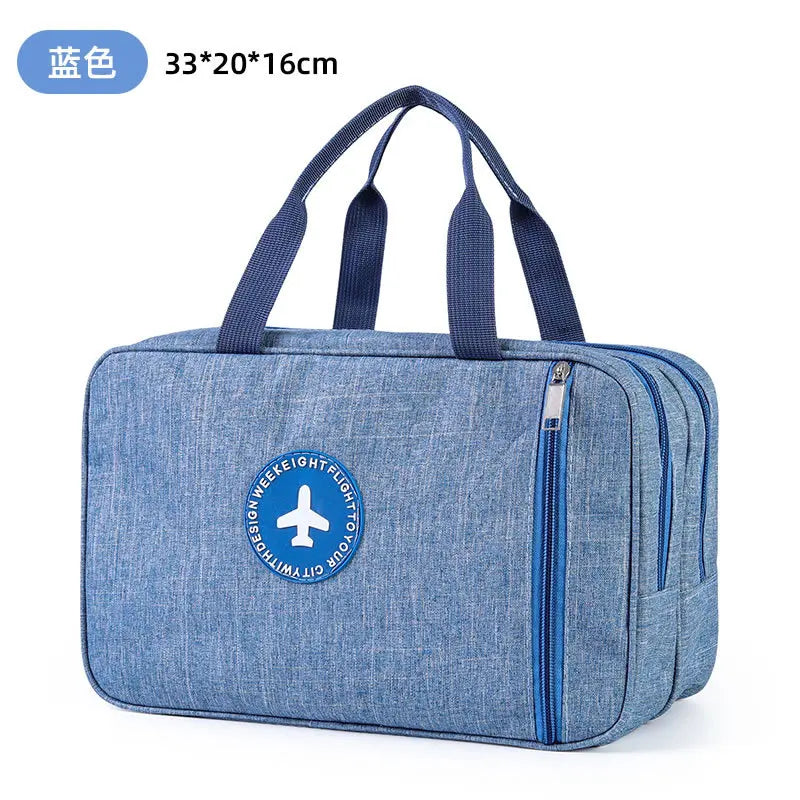 Dry Wet Separation Swim Bag Large Capacity Swimming Organizer Pouch for Travel Beach Gym Bathroom Storage
