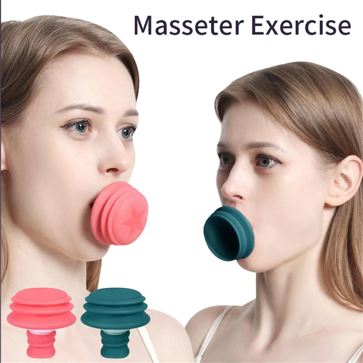 Face Exerciser Jaw Face Neck Toning Exerciser Facial Yoga For Skin Tighten Face Trainer Double Chin Breathing Exercise Tool