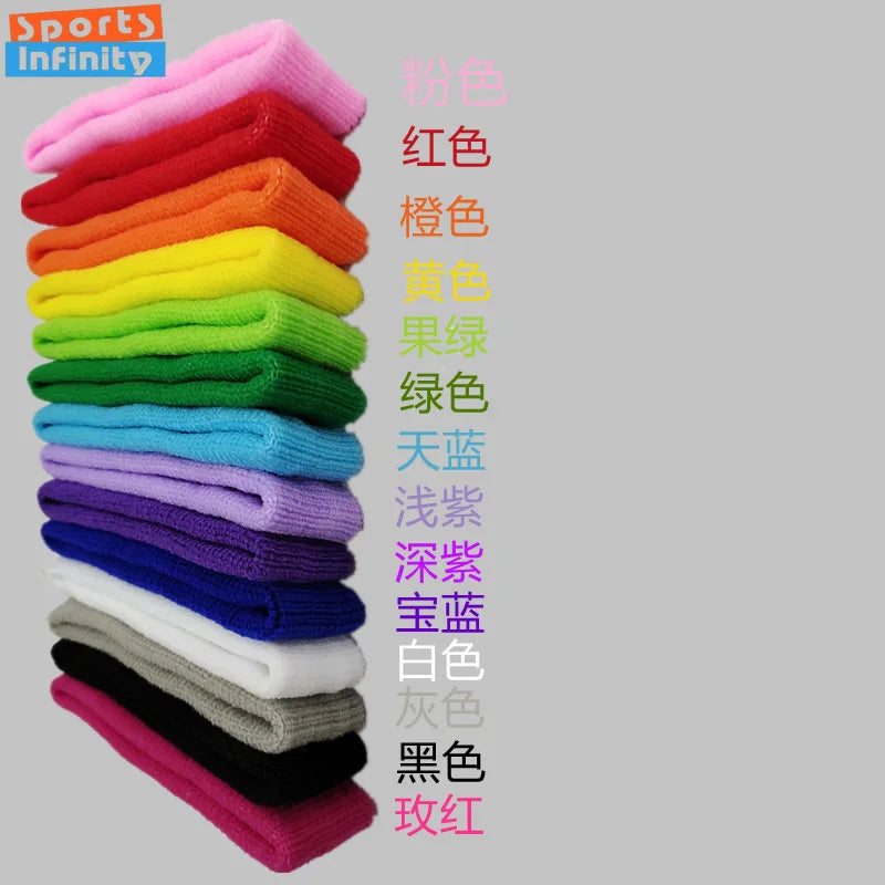 1pc Unisex Sports Sweatband Anti Sweat Headband Fitness Yoga Sweatband Sweat Bands Children Hair Headband Hoop Tennis Headband