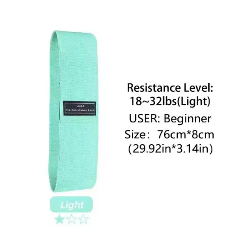 Fabric Resistance Hip Booty Bands Glute Thigh Elastic Workout Bands Squat Circle Stretch Fitness Strips Loops Yoga Gym Equipment