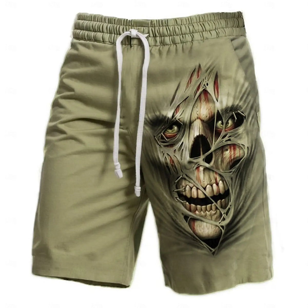 Men's Swim Trunks 3 Camouflage Skull Print Beach Shorts Quick Dry Outdoor Leisure Sports Shorts Swimwear Fashion Men's Shorts