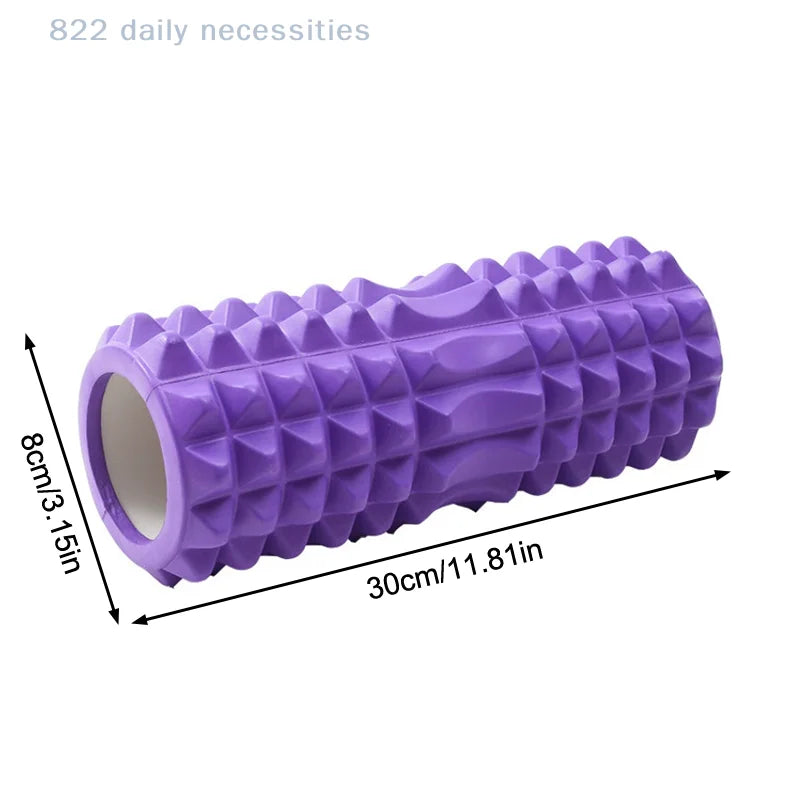convenientYoga Column Roller Fitness Equipment EVA  Yoga roller Foam Roller Yoga Pilates Yoga Block Gym Roller