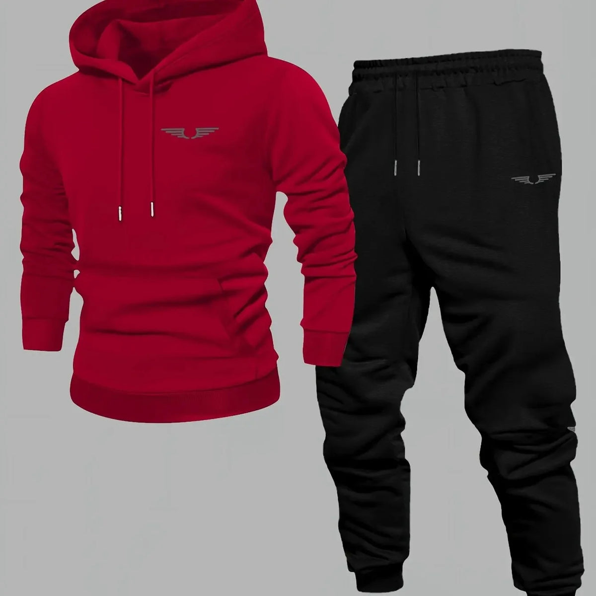 Trendy Printed Men's and Women's Hoodies and Jogging Pants, Fashionable Street Style, Outdoor Fitness and Leisure