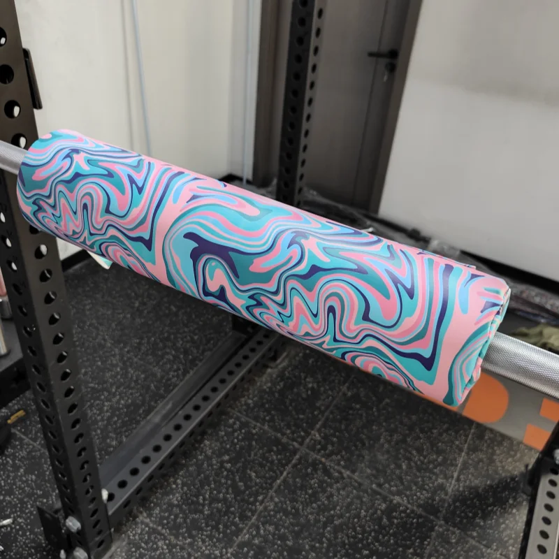 Colorful Barbell Pad Squat Pad for Lunges and Squats PU Hip Thrust Pad for Standard Bars Provides Cushion to Neck and Shoulders