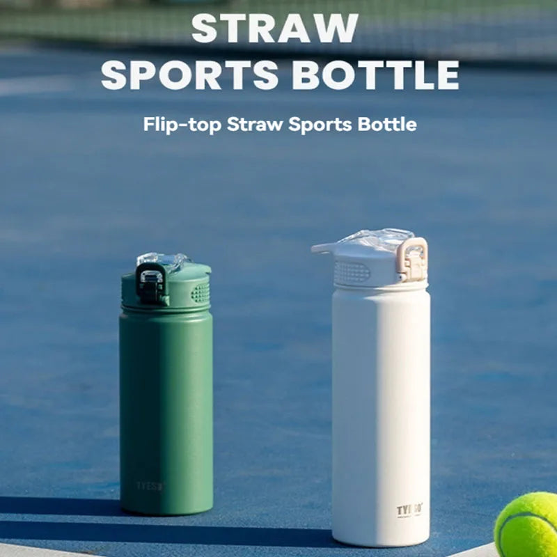 TYESO 600/750ML Stainless Steel Thermo Bottle Car Thermal Cup Sports Water Bottles Keep Cold and Hot Vacuum Flasks Insulated Cup