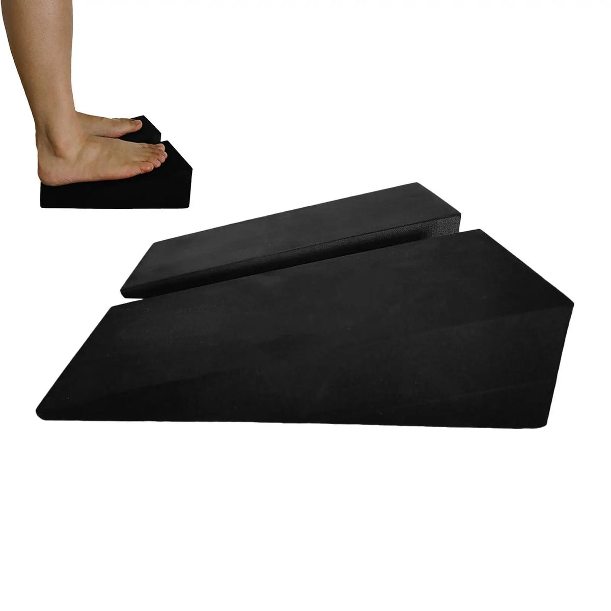1Pairs  Yoga Wedge Blocks EVA Foam Yoga Wedge Stretch Slant Boards Exercise Yoga Block Pilates Wedge Squats Fitness Accessories