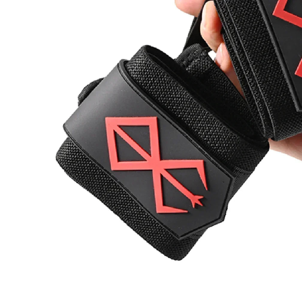 Gym Anime Sports Weight Lifting Wrist Wraps Wristband Support For Gym Heavy Duty Training, Fitness Deadlift, Powerlifting