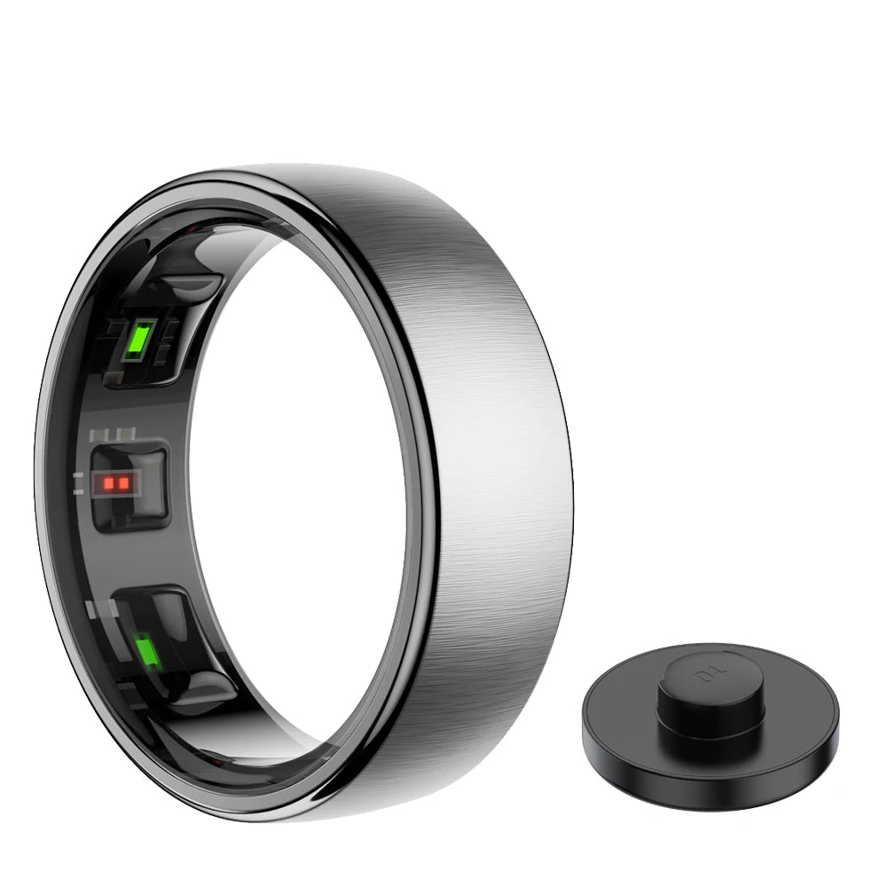 Smart Ring R10 Gesture Control Heart Rate Body Temperature Blood Oxygen Sleep Monitor 5ATM Waterproof Multi Sport Smart Ring