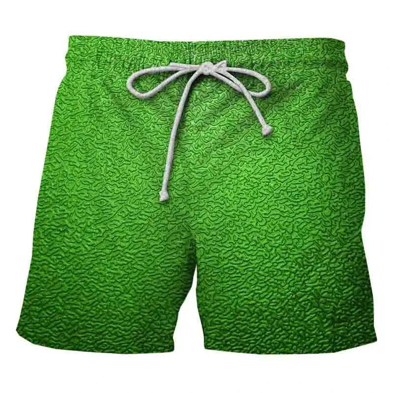 Summer Fashion Classic Colorful Leopard 3D Printed Men's Shorts Unisex Casual Beach Swimming Shorts Quick-dry Surf Board Shorts