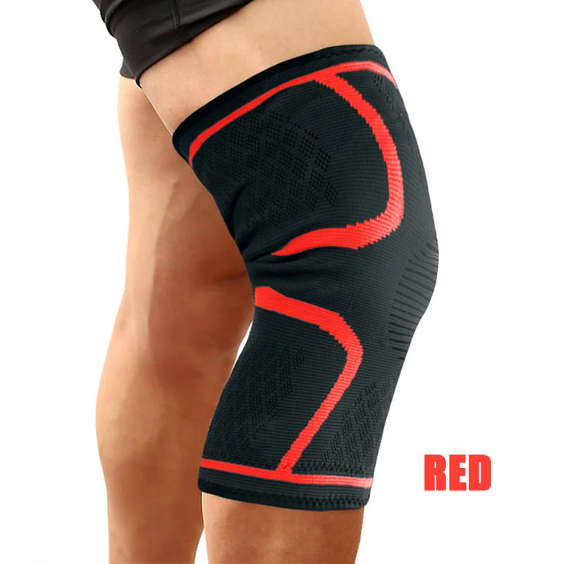 Nylon Sports Knee Pads for Outdoor Running Fitness Cycling - Breathable Thin Design for Comfortable