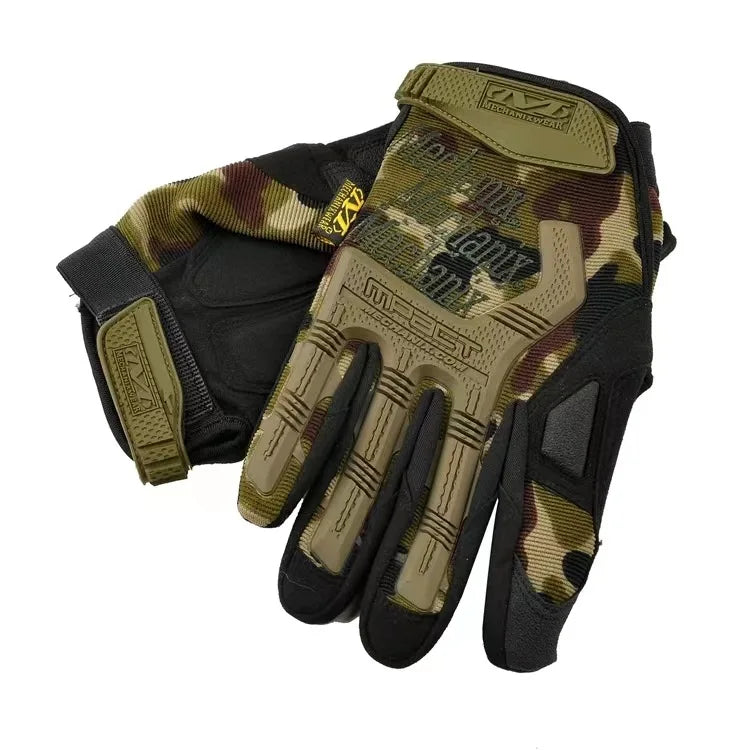 Tactical full finger outdoor sports cycling fitness touch screen special forces military fans anti slip gloves