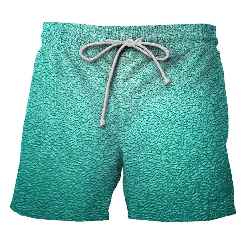 Summer Fashion Classic Colorful Leopard 3D Printed Men's Shorts Unisex Casual Beach Swimming Shorts Quick-dry Surf Board Shorts