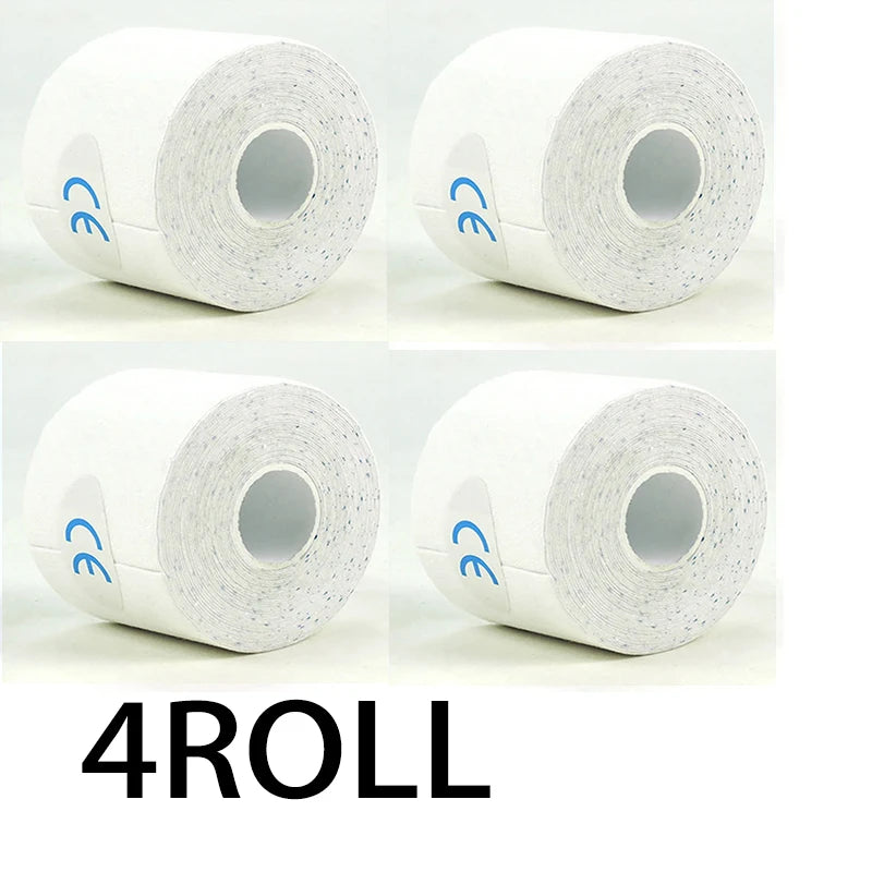 4 Roll Ride Force Kinesiology Tape Athletic Recovery Self Adherent Wrap Taping Medical Muscle Pain Relief Knee Pads Protector