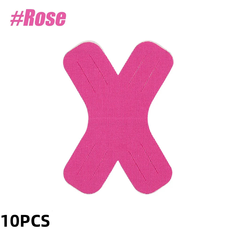 10PCS Kinesiology Tape, Elastic Sports Tapes for Knee Shoulder and Elbow, Waterproof Athletic Physio Muscles Strips