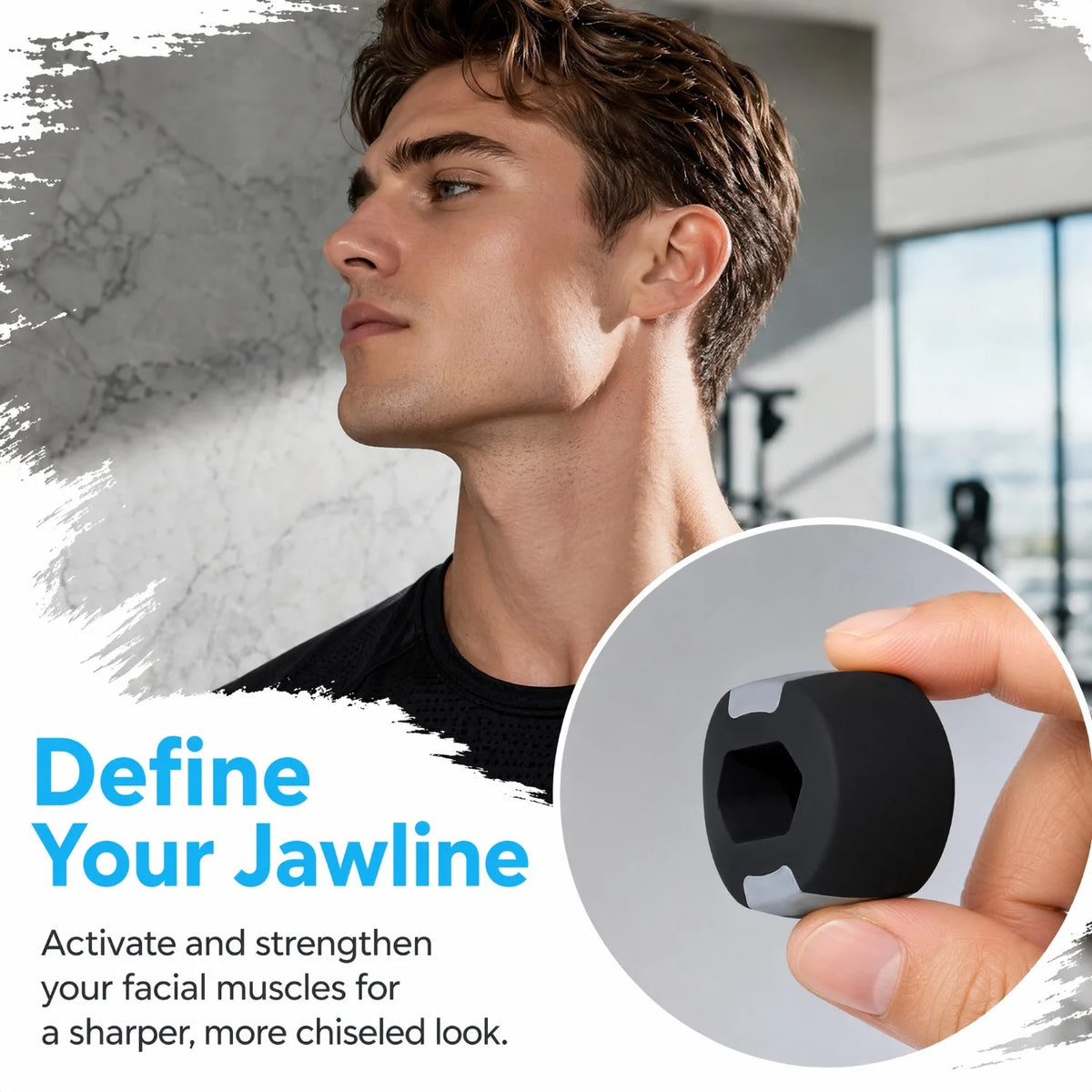 Fitness Jaw Exercise Stress Ball Face Jaw Exerciser Trainer Muscle Simulator for Cheekbones Trainer Exercise facial lines