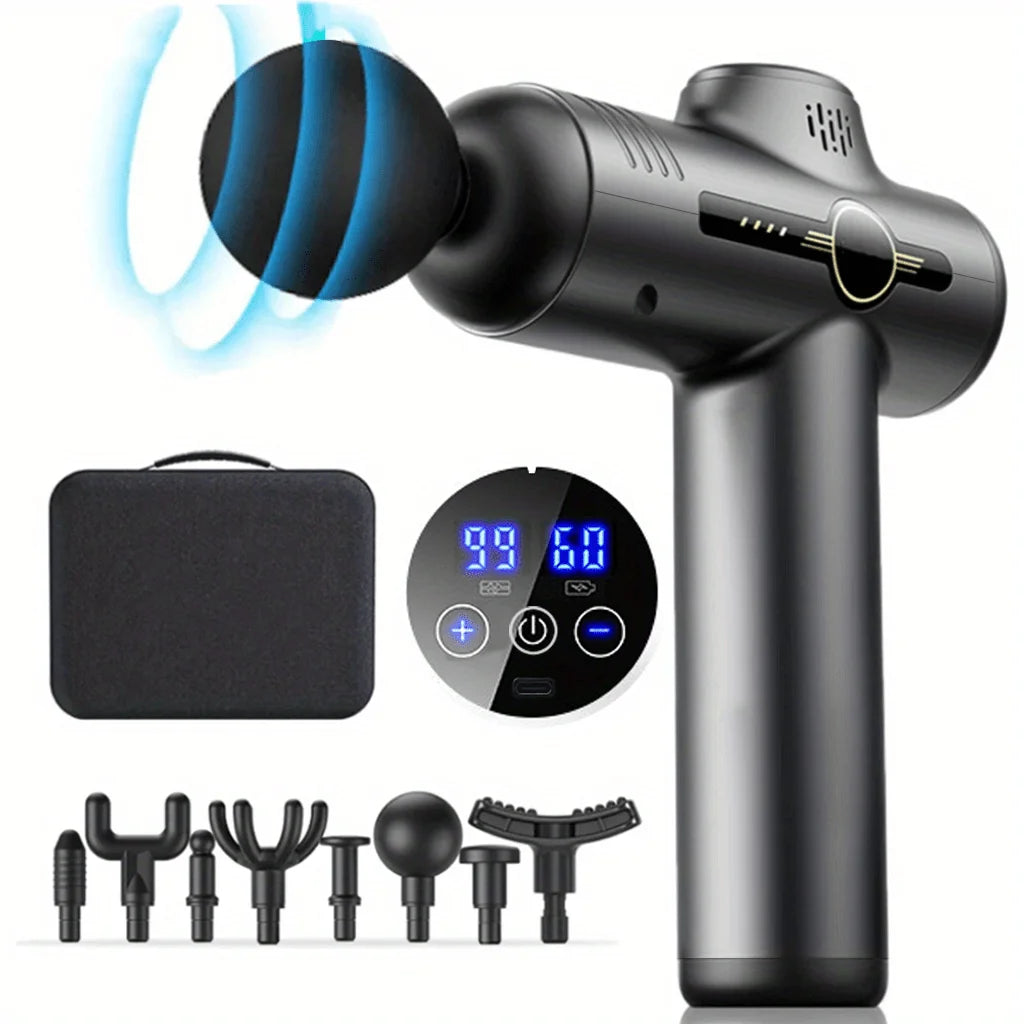 99 Speed Professional Muscle Massage Gun Massager Massager for Neck and Back Massage Instrument Fitness Equipment
