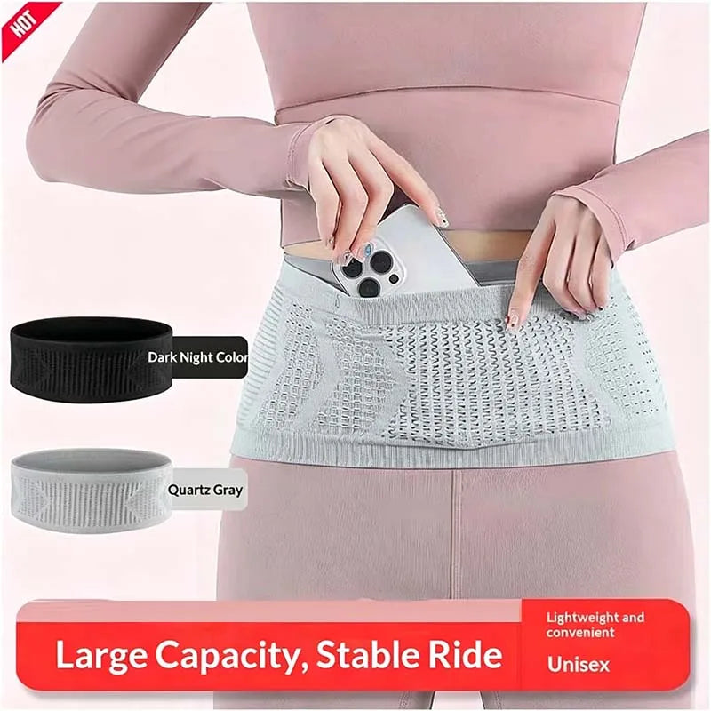 Invisible Anti-Theft Running Waist Bag Ultra Thin Breathable Close-Fit Phone Pouch Unisex Sports Gear for Marathon Cycling