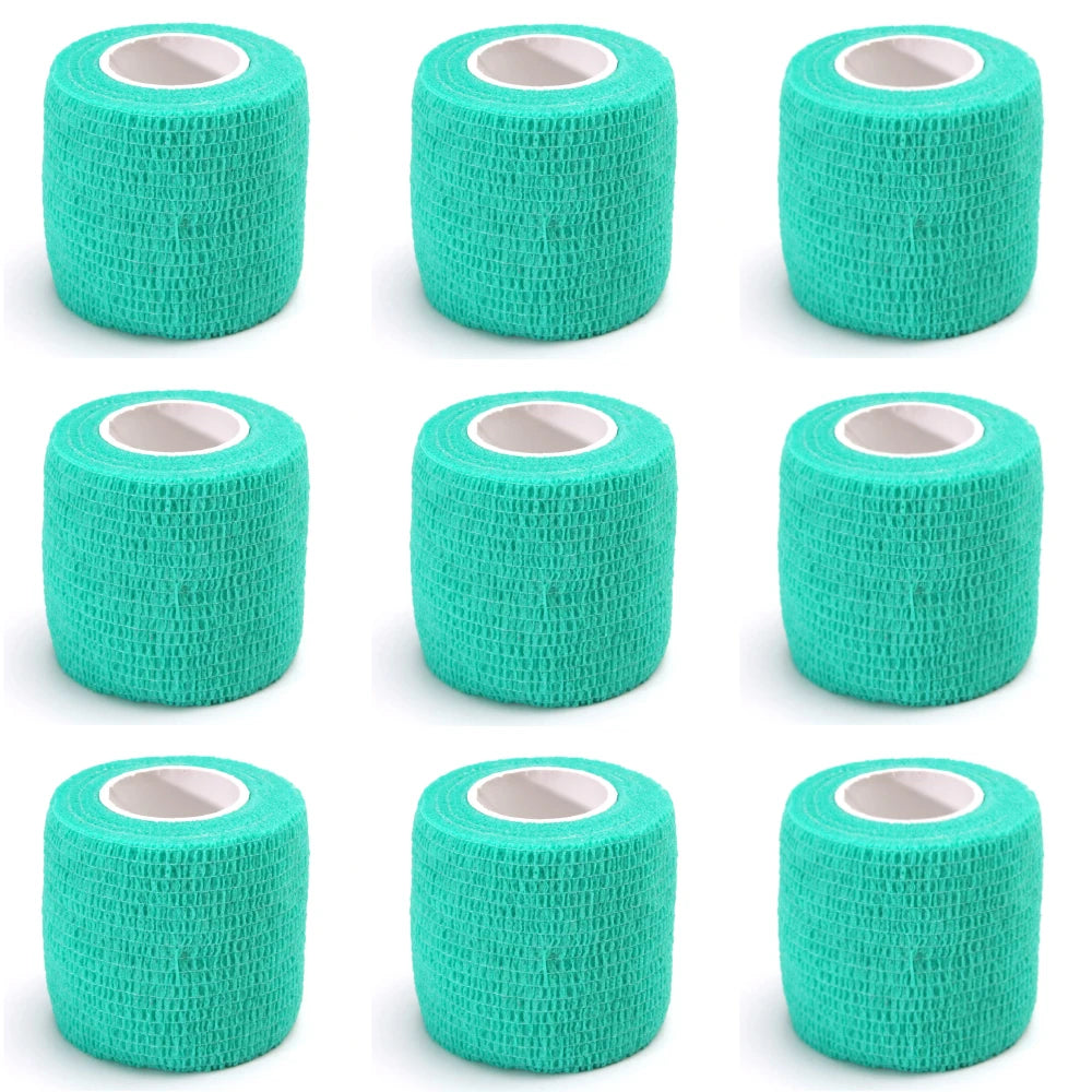Self Adhesive Bandage Breathable Cohesive Bandage Wrap Rolls Elastic Self-Adherent Tape for Stretch Athletic, Sports Wrist Ankle