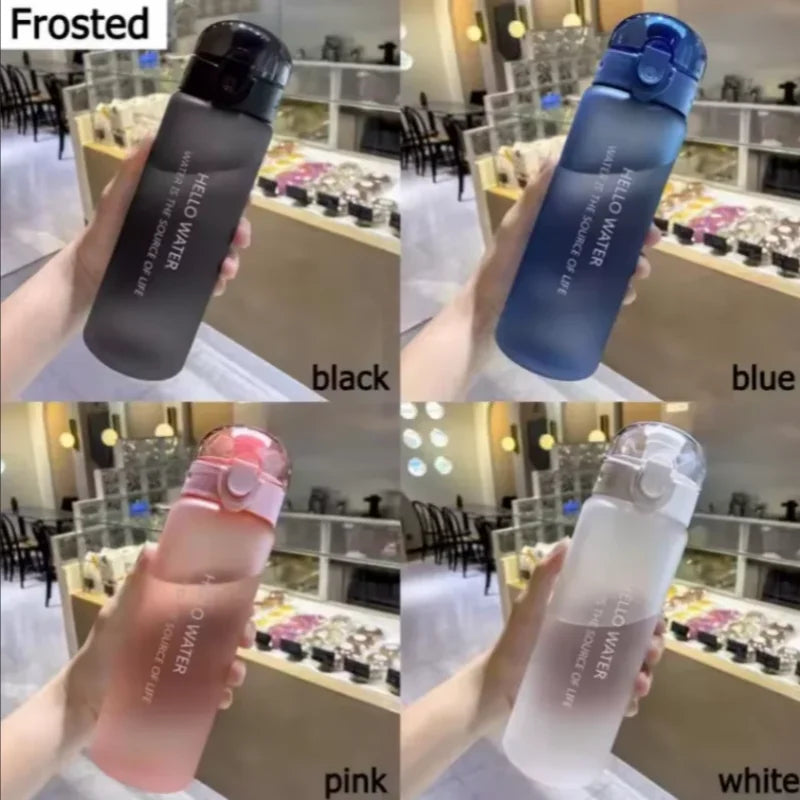 Sports Transparent Water Bottle Portable Gym Travel Clear Leakproof Drinking Bottle Frosted Bottle 780ml