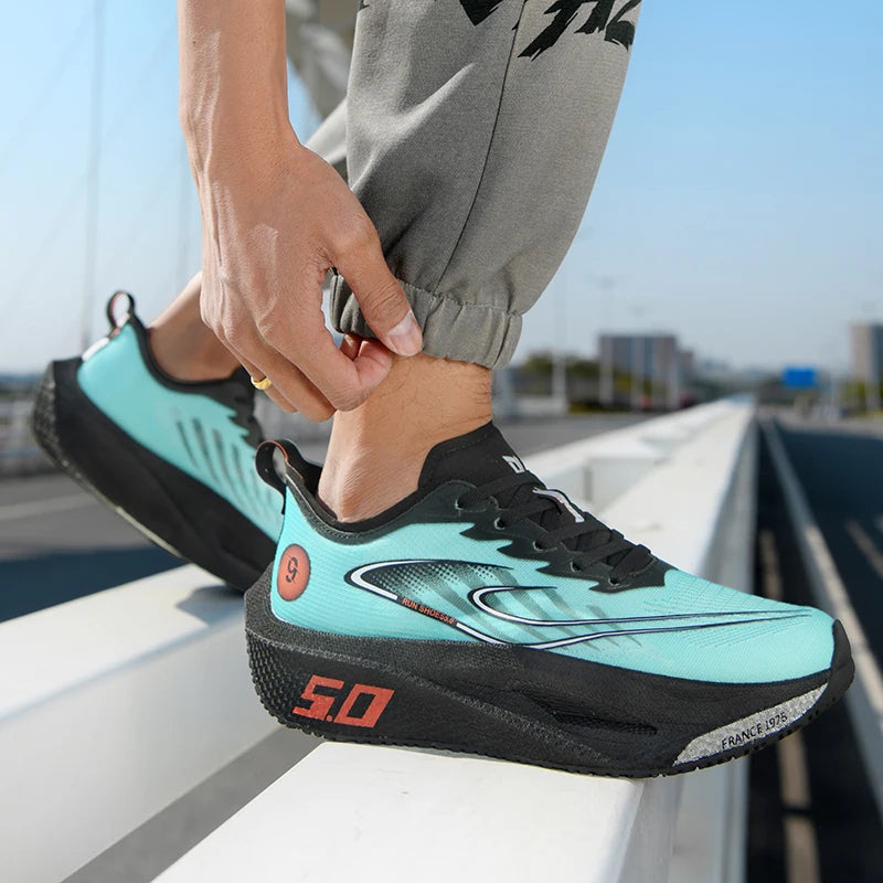 Casual Sports Shoes for Men&Women,Sneakers Platform Running Carbon Plate,Marathon Racing,Shock-absorbing,Athletics Training Shoe