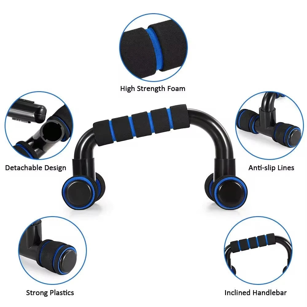 Non-slip Push Up Stand Home Fitness Power Rack Gym Handles Pushup Bars Exercise Arm Chest Muscle Training Bodybuilding Equipment