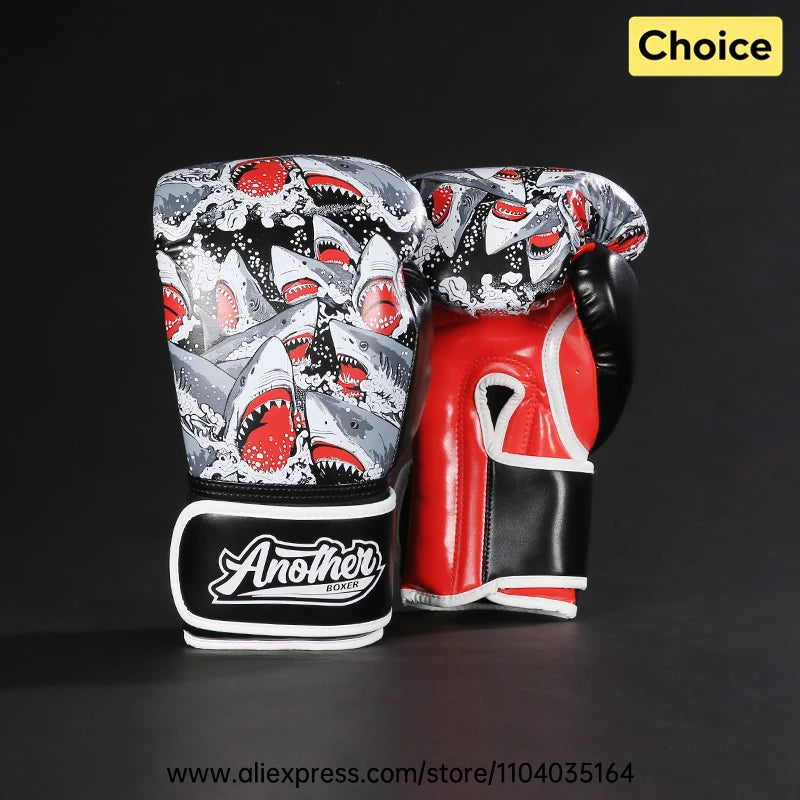 Professional Boxing Training Gloves PU Punching Gloves for Adult Youth Breathable Sparring Gloves for Muay Thai Kickboxing MMA