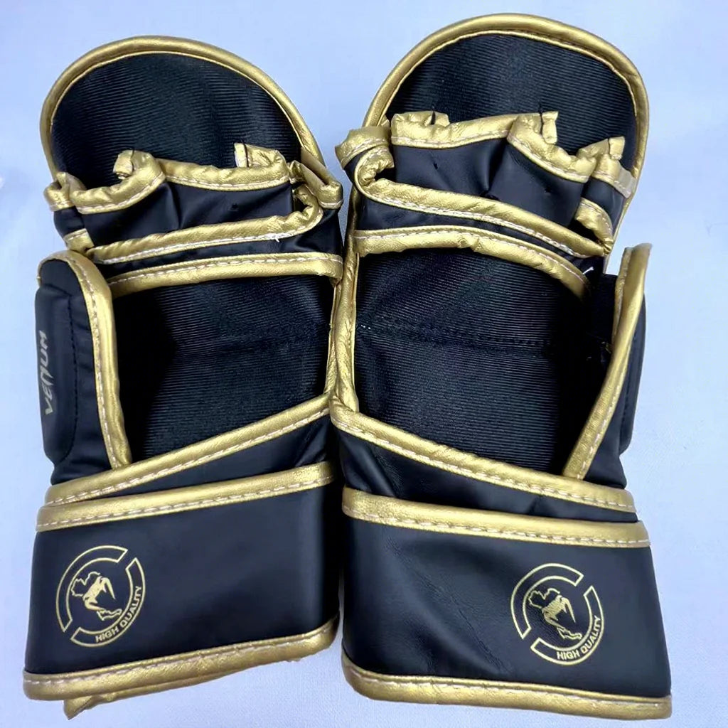 MMA Half-Finger Fighting Boxing Gloves Thickened Sanda Free Fighting Mixed Martial Arts Training Half-finger Boxing Gloves