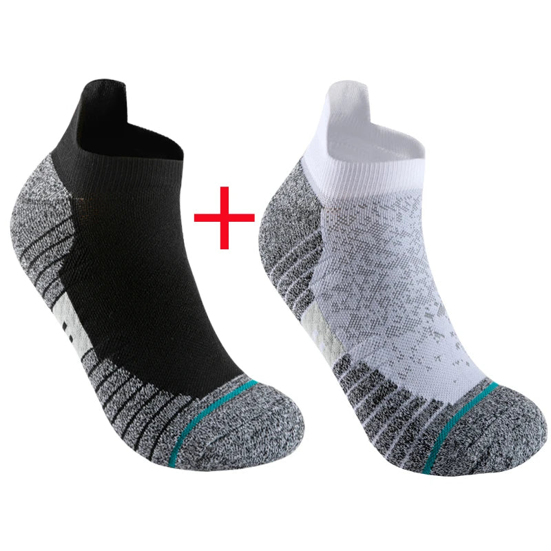 2 Pairs Bike Socks Men Nurse Compression Cycling For Women Mtb Guard Socks Stockings Sport Grip Barre Socks Invisible socks