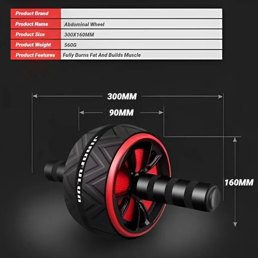 CAOX Non-Slip Ab Roller Wheel Home Gym Fitness Equipment for Men And Women Core Workout Abs Exercise Abdominal Training