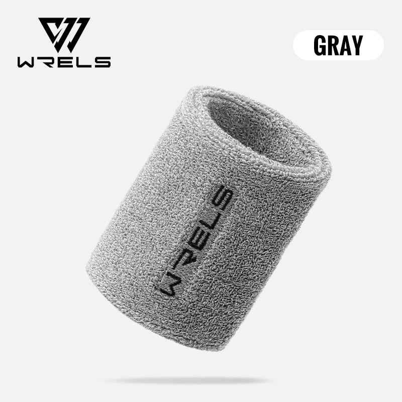 WRELS Wristbands Terry Cloth Moisture Wicking for Sports Tennis Gym Work Out Wristbands Sweatbands Absorbent Wrist Sweat Bands