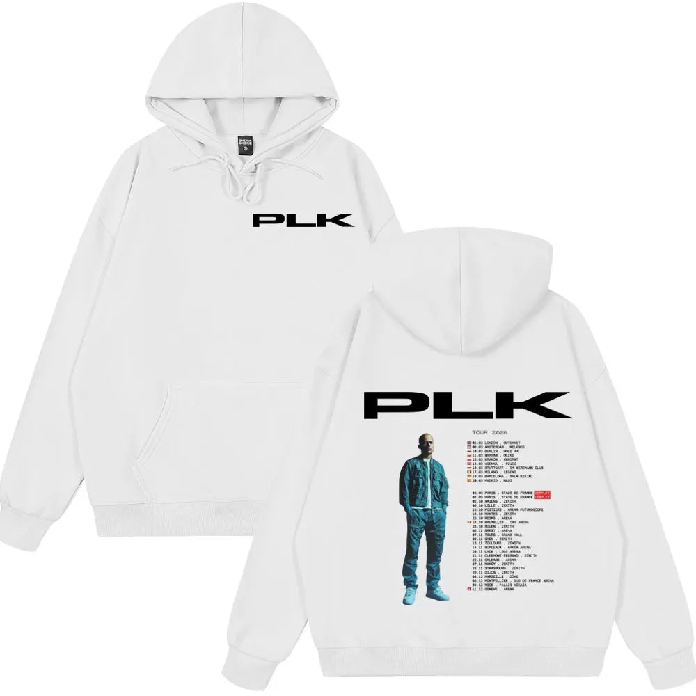 Rapper PLK Tour 2026 Hoodies Men Women Clothing Fashion Hip Hop Style Sweatshirts Casual Loose Long Sleeve Pullovers Streetwear