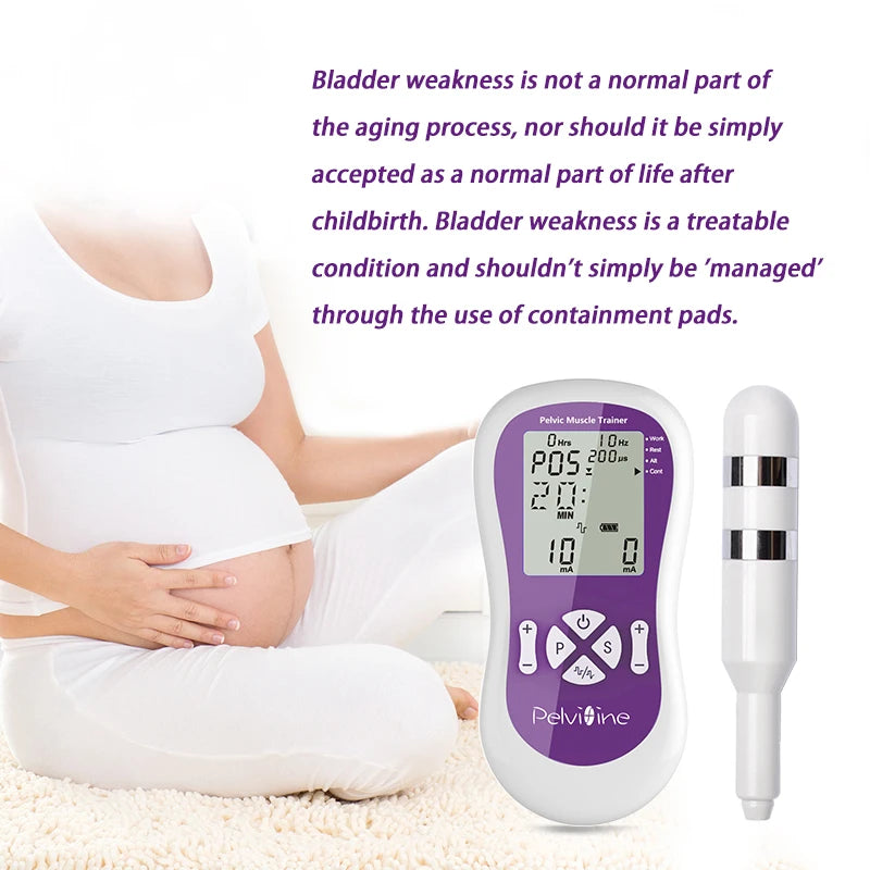 Kegel Exerciser Incontinence Stimulator with Probe for Bladder Control and Pelvic Floor Exercise for Women Muscle Stimulator