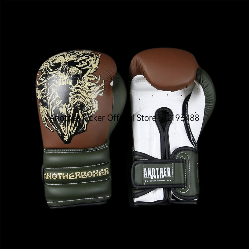 Muay Thai Gloves for Professional Boxers Trainers Mexican Style Boxing Glove for Hard Hitters Shock Absorbent Sparring MMA Glove
