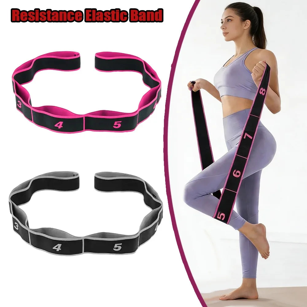 Fabric Resistance Bands For Exercise Numbered Elastic Workout Bands Non Slip Stretch Loops For Yoga Pilates Physical Therapy