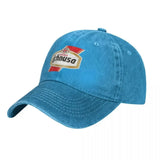 Ichnusa Washed Baseball Cap Beer Sardinia Y2k Cute Trucker Hat Summer Men Women Outdoor Gym Custom Logo Baseball Caps