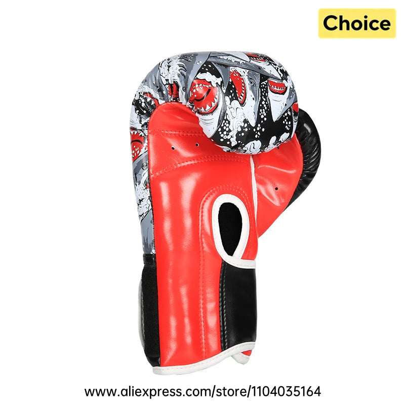 Professional Boxing Training Gloves PU Punching Gloves for Adult Youth Breathable Sparring Gloves for Muay Thai Kickboxing MMA