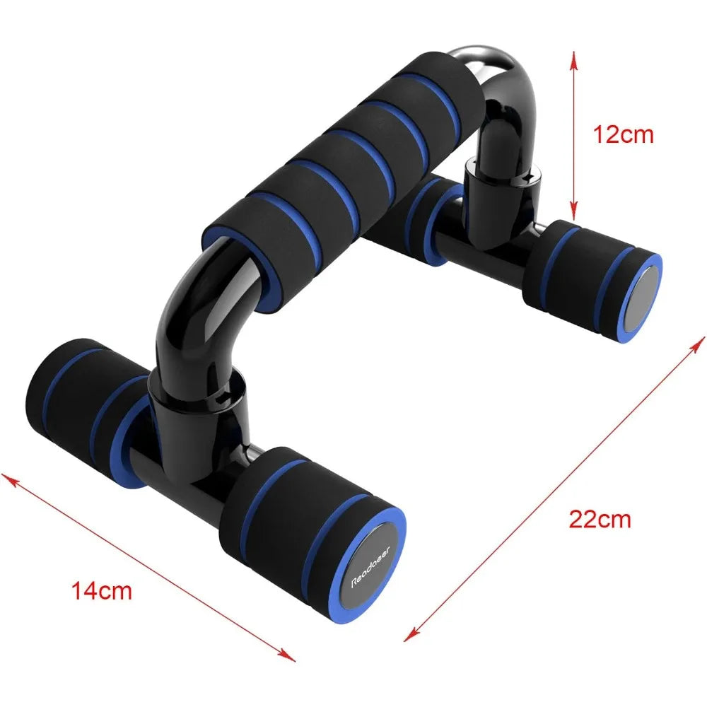 2 pcs Pushup Bars Stands Handles Set for Men and Women Workout Cushioned Foam Grip Push Up Bars