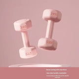 2pcs 1kgHot-Selling Coated Dumbbells - New Design Home Fitness Equipment, Ideal for Arm Strength Training for Users of All Ages