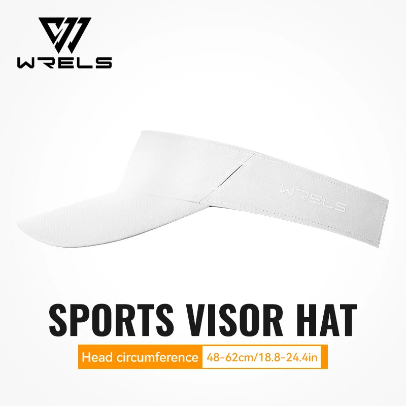 WRELS Sun Visor Hat Empty Top Baseball Cap Quick Dry UV Protection Sports Lightweight Running Tennis Golf Visor Hats for Women