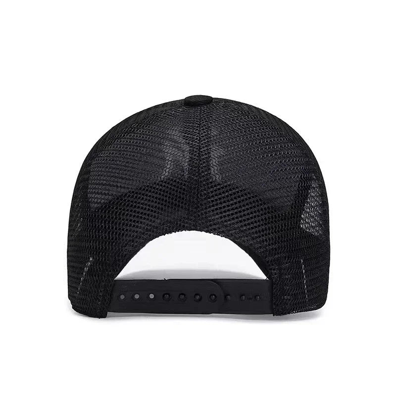 Hat Summer Embroidery Letters Breathable Duck Tongue Cap Female Sports Sun Hat Male Casual Outdoor Mesh Baseball Cap