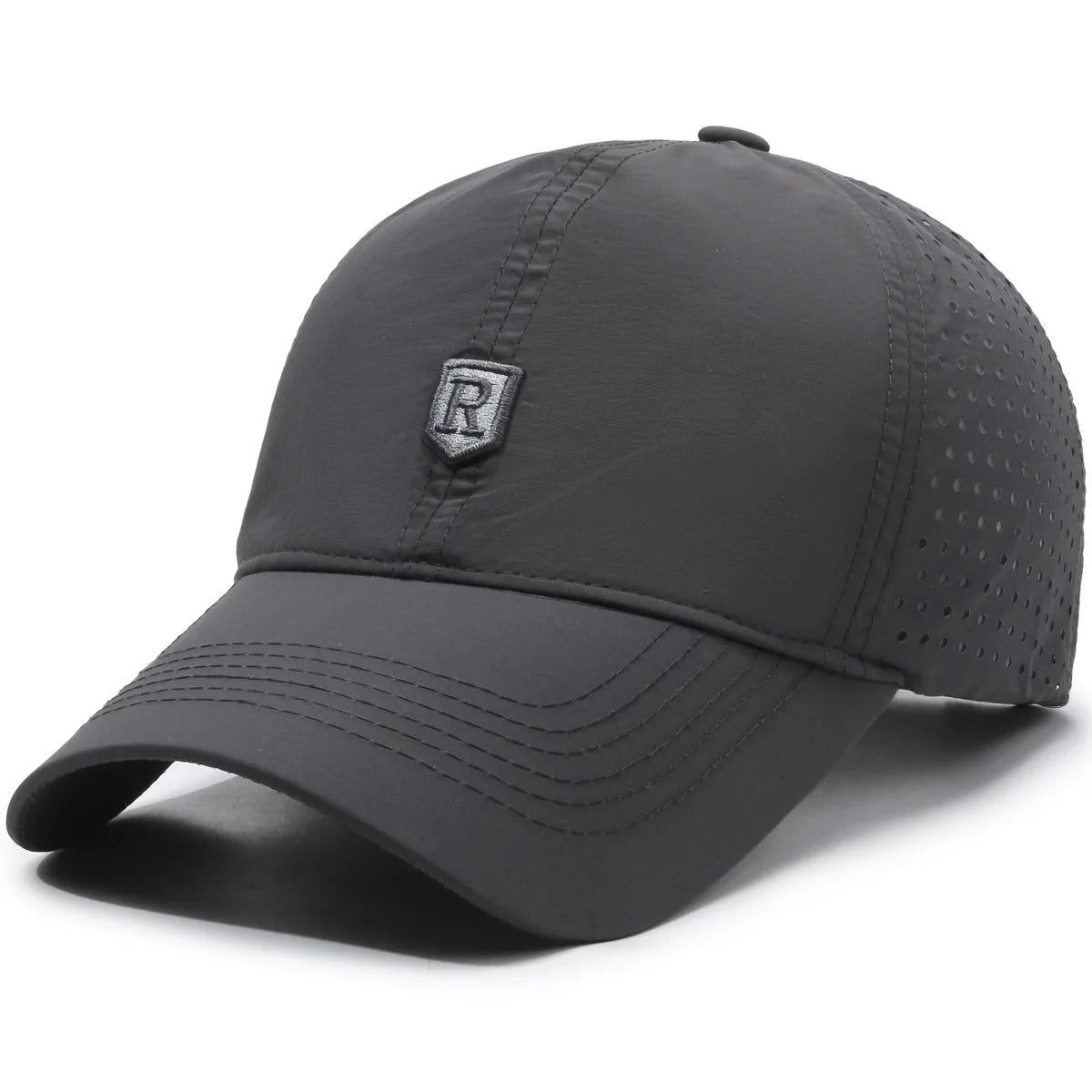 Breathable Quick-Dry Baseball Cap with Ventilation Holes, Unisex Outdoor Sports Sun Hat, Lightweight & UV Protection