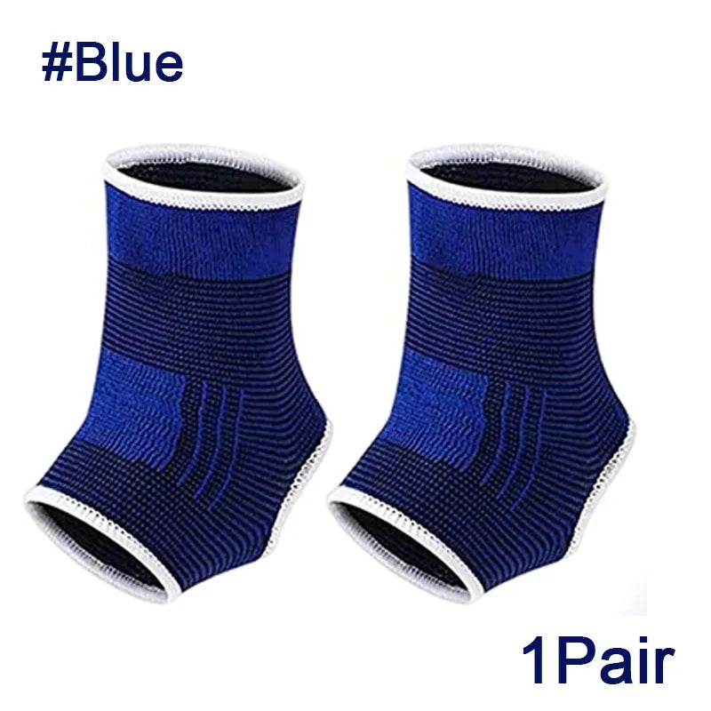 1 Pair Knitted Ankle Support For Sprains Arthritis Tendonitis Running Football Foot Protection Ankle Sleeve Sock Sports Anklet