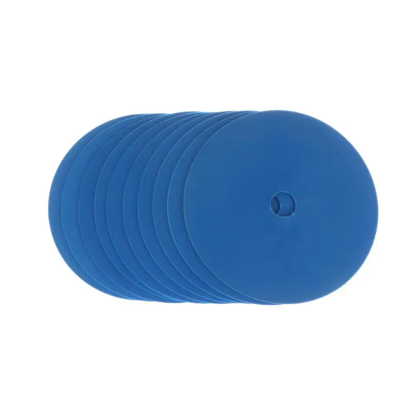 10Pcs Football Flat Cones Marker Disc With Holes Football Basketball Sports Speed Agility Training Aids Markers